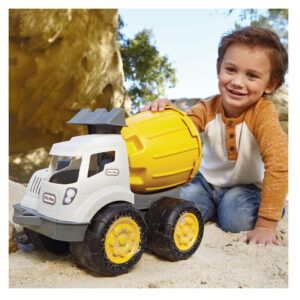 Dirt Diggers™ 2-in-1 Haulers Cement Mixer - Yellow